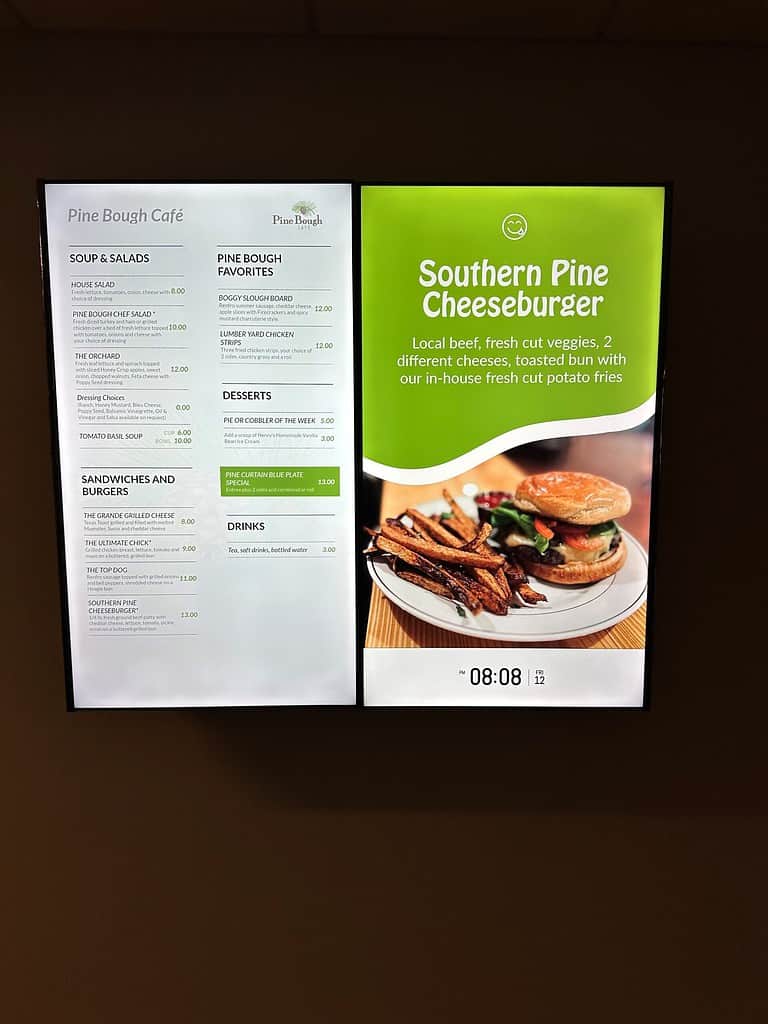 Pine Bough Café Digital Menu - Diboll, TX