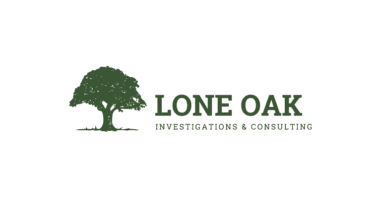 Lone Oak Investigations & Consulting Logo - East Texas Logo Design