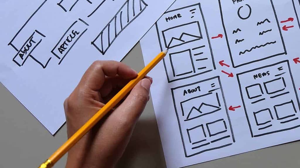 Website Design Wireframe