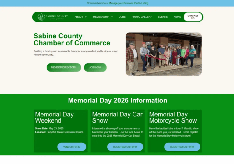 Sabine County Chamber