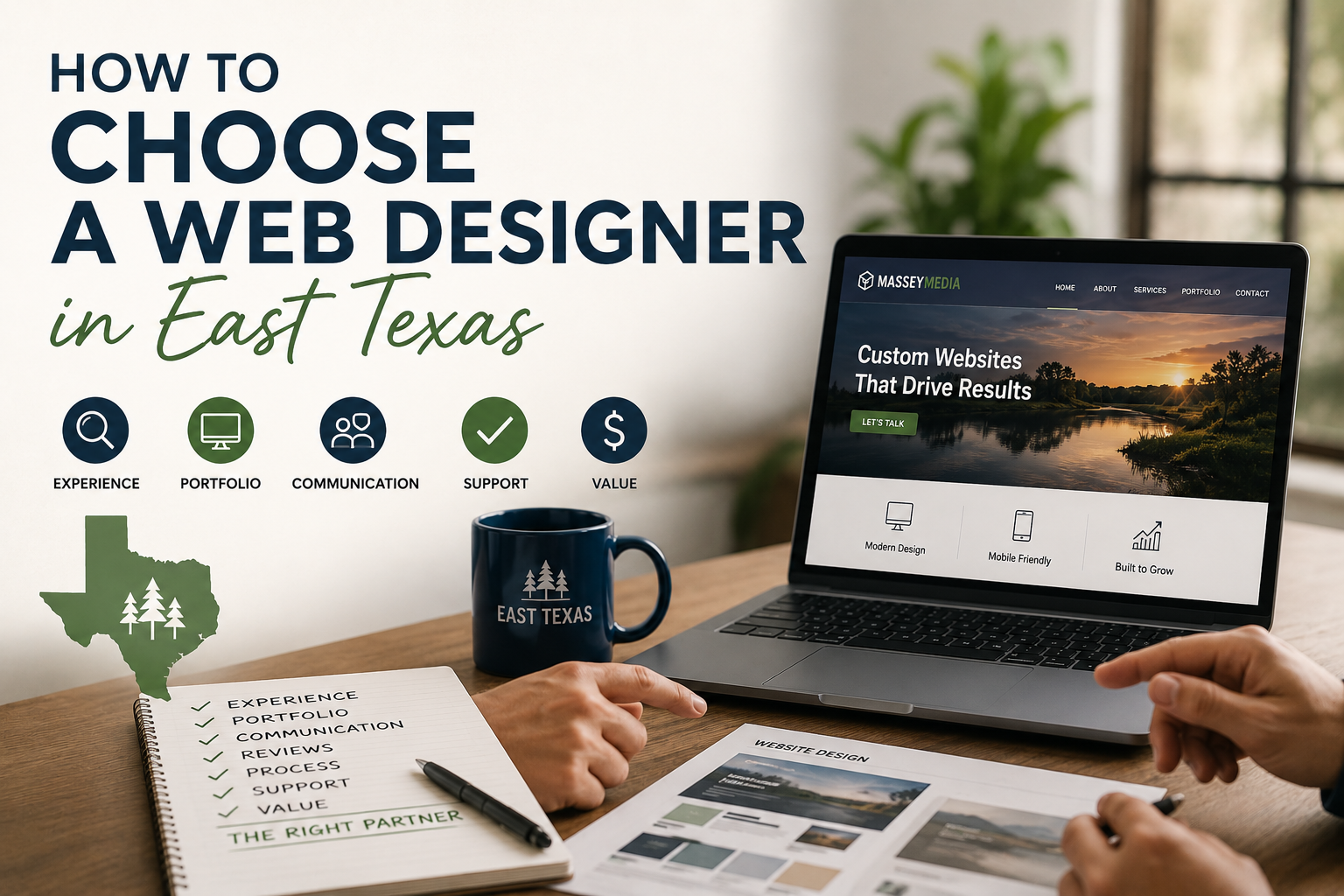 Web Designer in East Texas: 6 Smart Questions to Ask Before You Hire