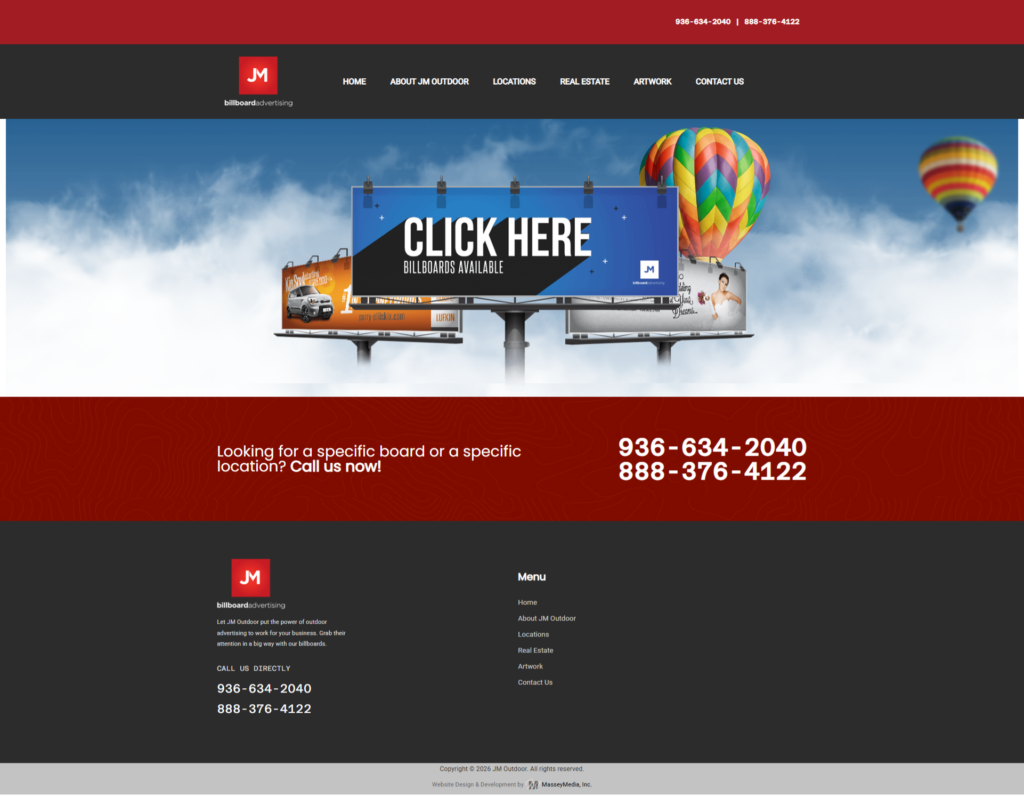 JM Outdoor Website