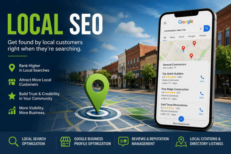 Local SEO services in Lufkin, TX by MasseyMedia