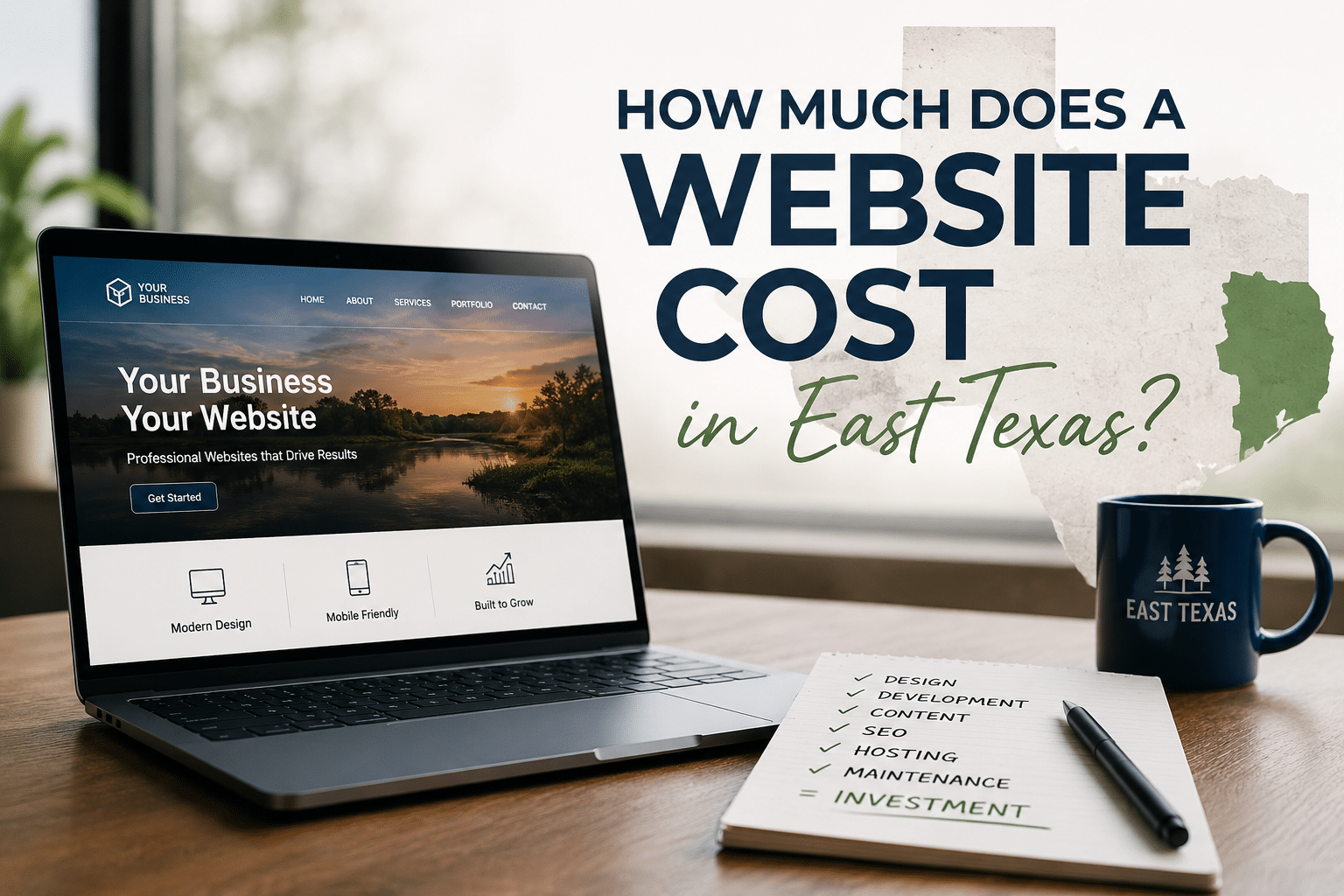 Website Cost in East Texas: 5 Honest Price Ranges for 2026