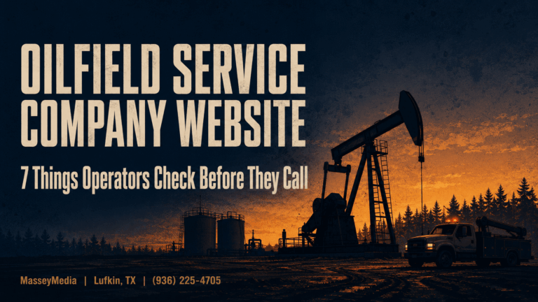 Oilfield Service Company Website: 7 Things Operators Check