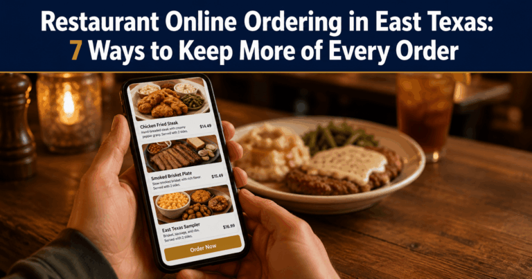 Restaurant Online Ordering in East Texas: 7 Ways to Keep More of Every Order